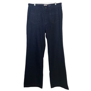 Sezane Blue Indigo Eric Denim Trousers NWT